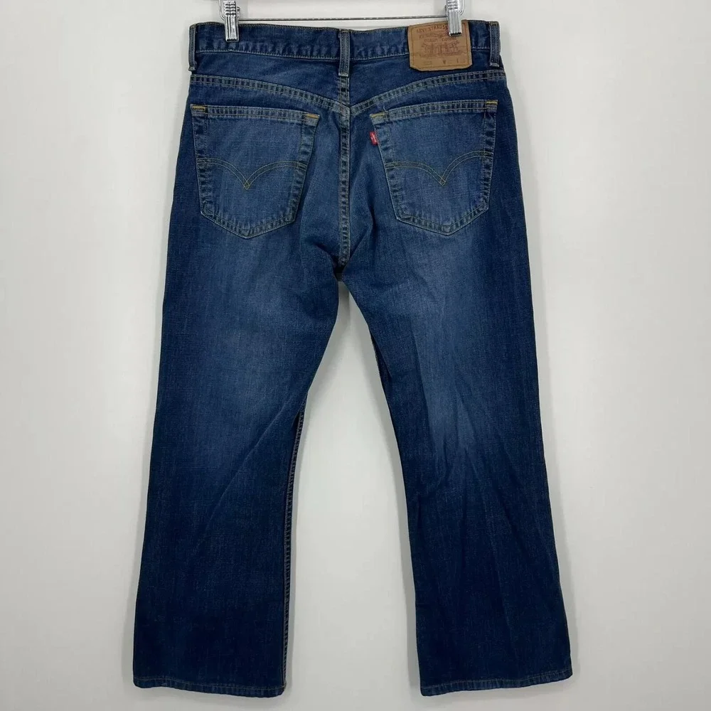 Levi's Jeans Men's Size 33 Blue 520 Bootcut Button Fly Medium Wash Vtg 90s